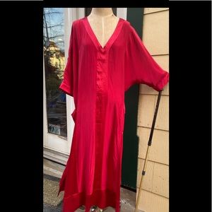 Donna Karan silk Lounger Caftan